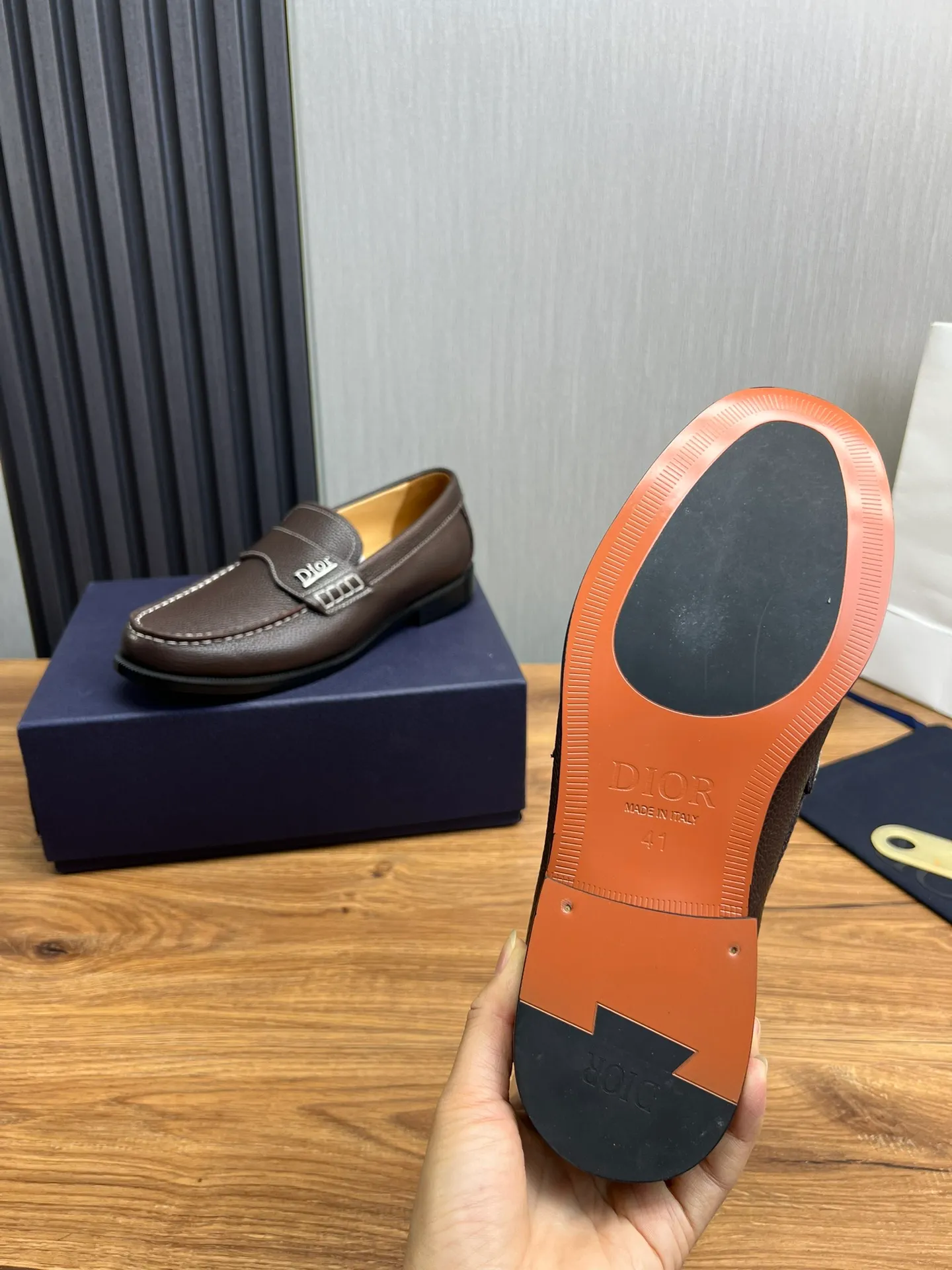 Men's men's shoes💰560💰 Dior men's business casual leather shoes👞all use imported original brand leather, just to create a more comfortable wearing experience, upper: original cowhide➕imported sheepskin lining, original non-slip and wear-resistant rubber outsole✔️36-45 (38.45 non-returnable)